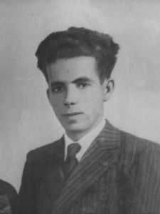 Juan Pelagio Rojas Roldán, de 26 años, asesinado el 28 de agosto de 1936 en La Pililla, tras volver de Cuevas de San Marcos.